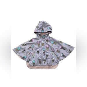 Stella McCartney Kids Size 2 Years Sun Color Changing Poncho Cape Ice Cream